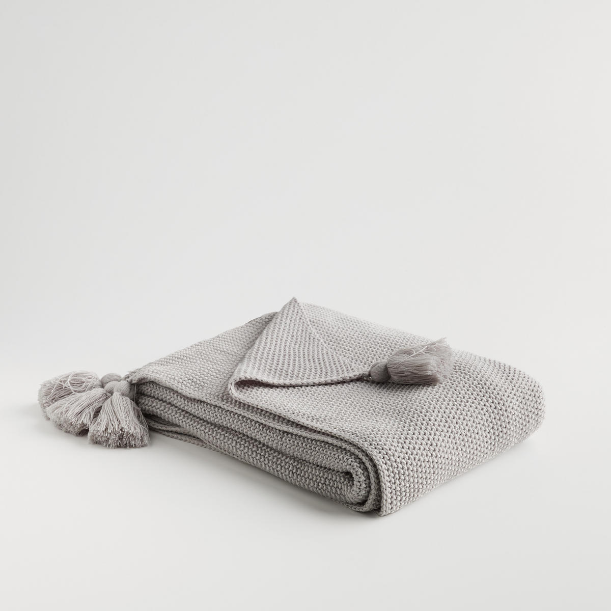 DECKE Zoltane - Hellgrau, Textil (130/170cm) - home&you