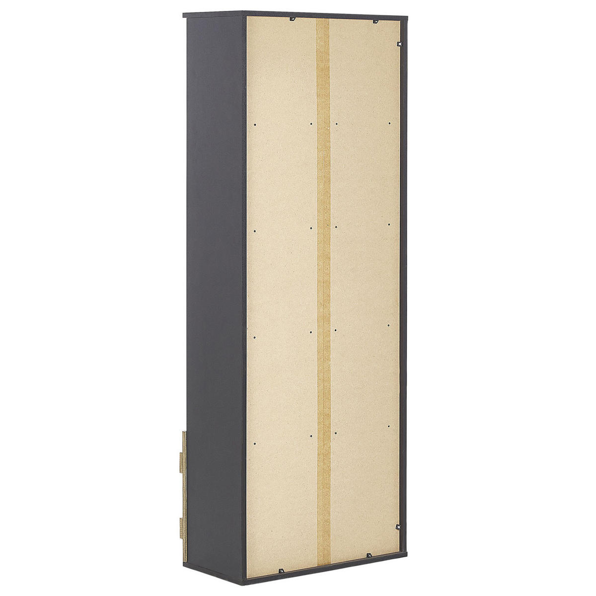 REGAL 4 Fächer Salter - Hellbraun, Holzwerkstoff (60/163/30cm) - Beliani