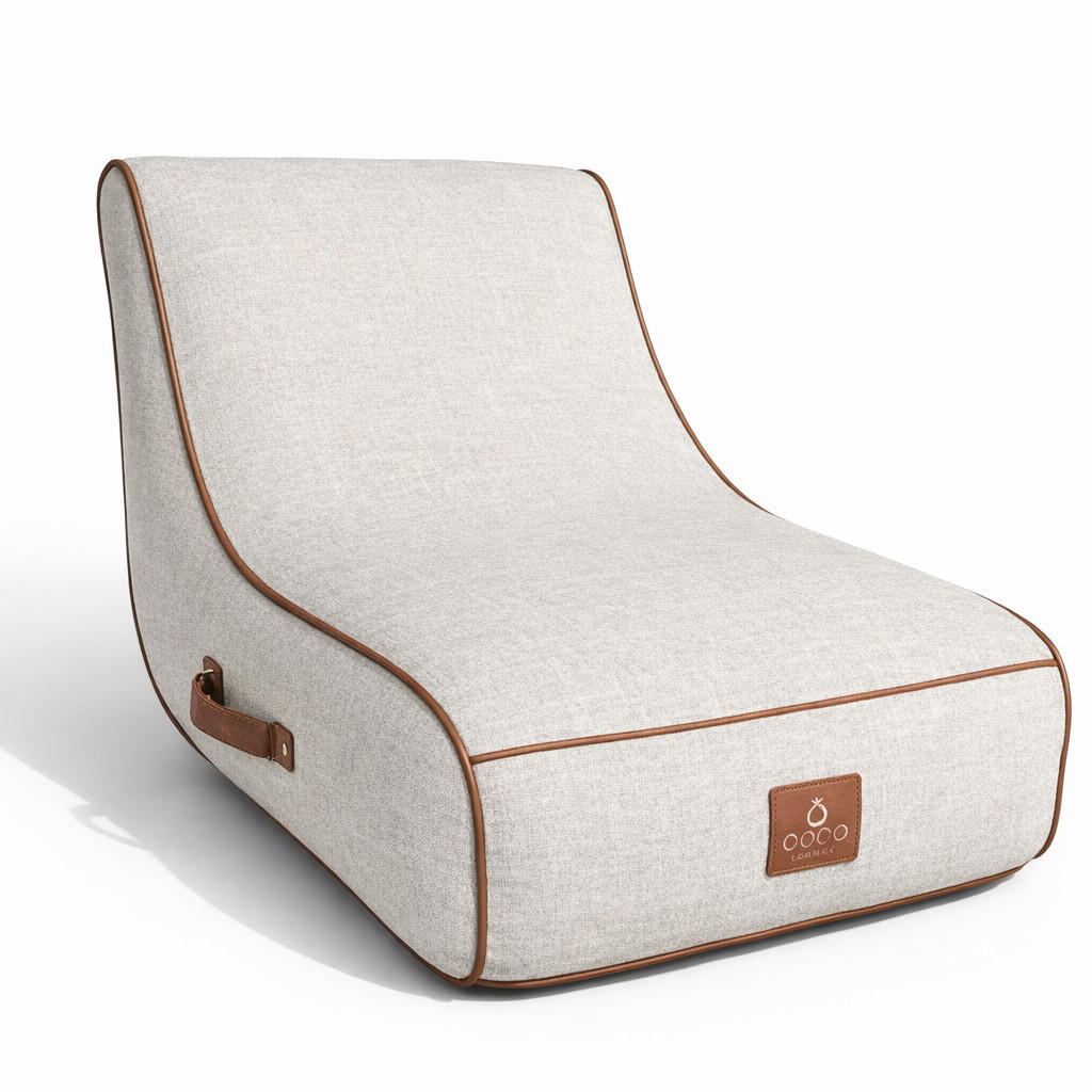 Coco Lounge Loungesessel Weiß 75x75x75 cm