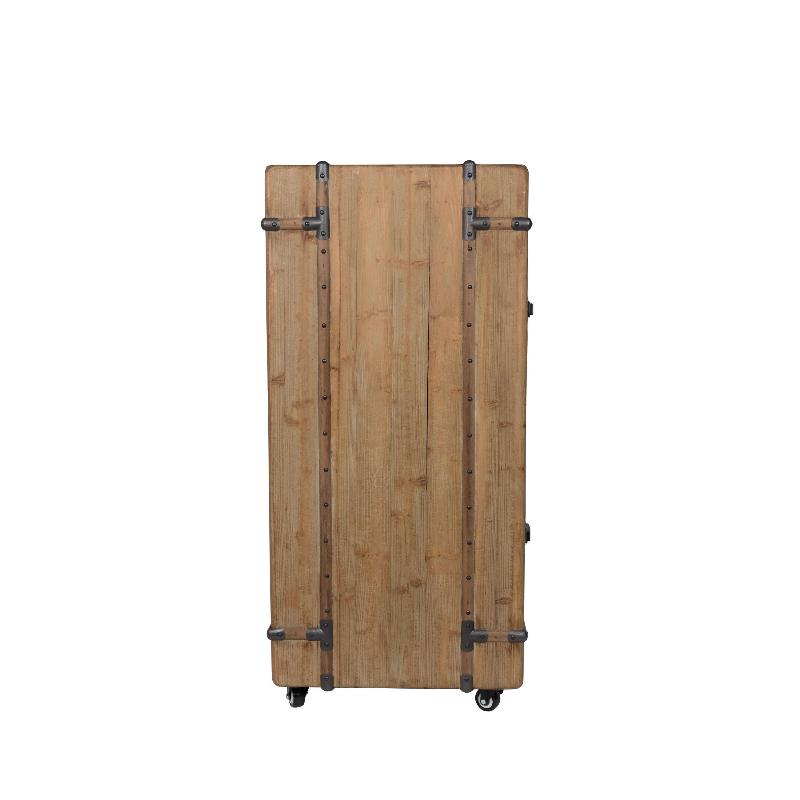 WEINSCHRANK Lico - Braun, Holz (50/109/50cm) - Dutchbone