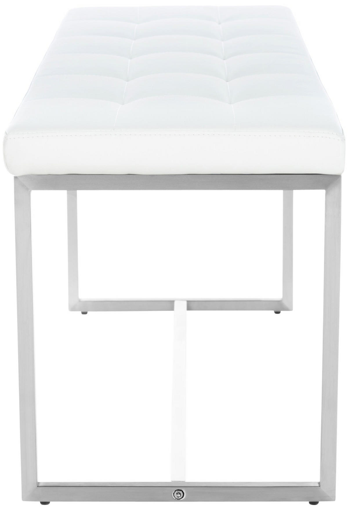 SITZBANK Puebla Kunstleder Weiß - Weiß, Leder (100/48/40cm) - DELUKE