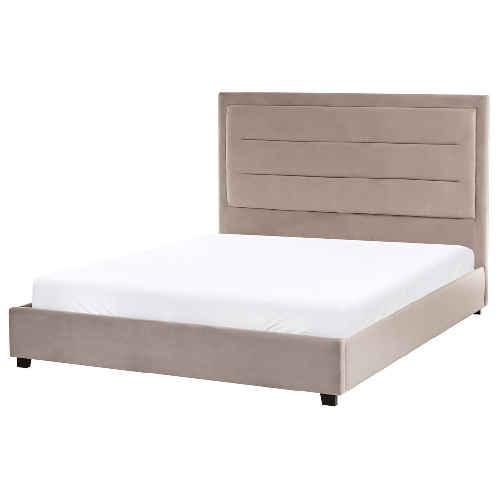 PAT cu somieră 140/200 cm taupe Rouen