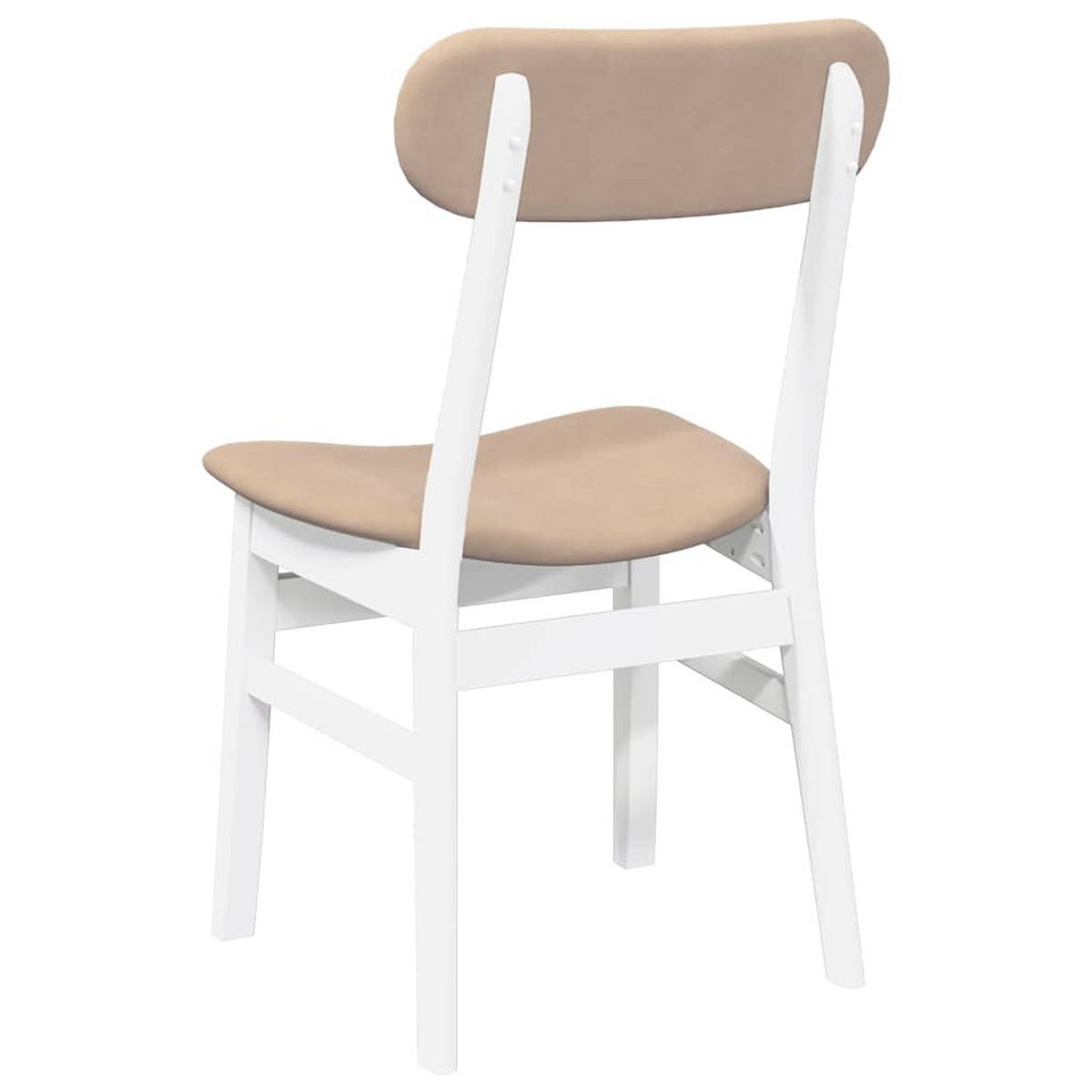 STUHL-SET 2 Stk Weydenhain 47/81.5/47 cm - Weiß, Holz (47/81.5/47cm) - ZMH