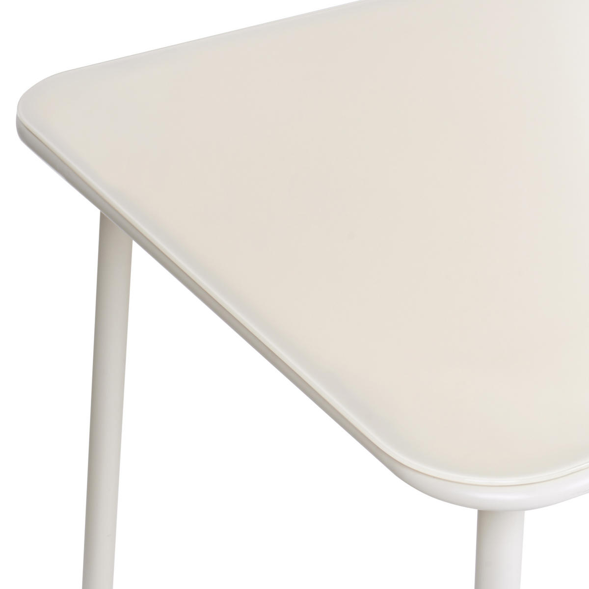 GARTENMÖBEL-SET 4-Sitzer Hellbeige Metall Caravino - Beige, Metall - Beliani