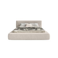 POLSTERBETT Vemmo 160x200 cm, Beige - Beige, Textil (160/200cm) - Fedve