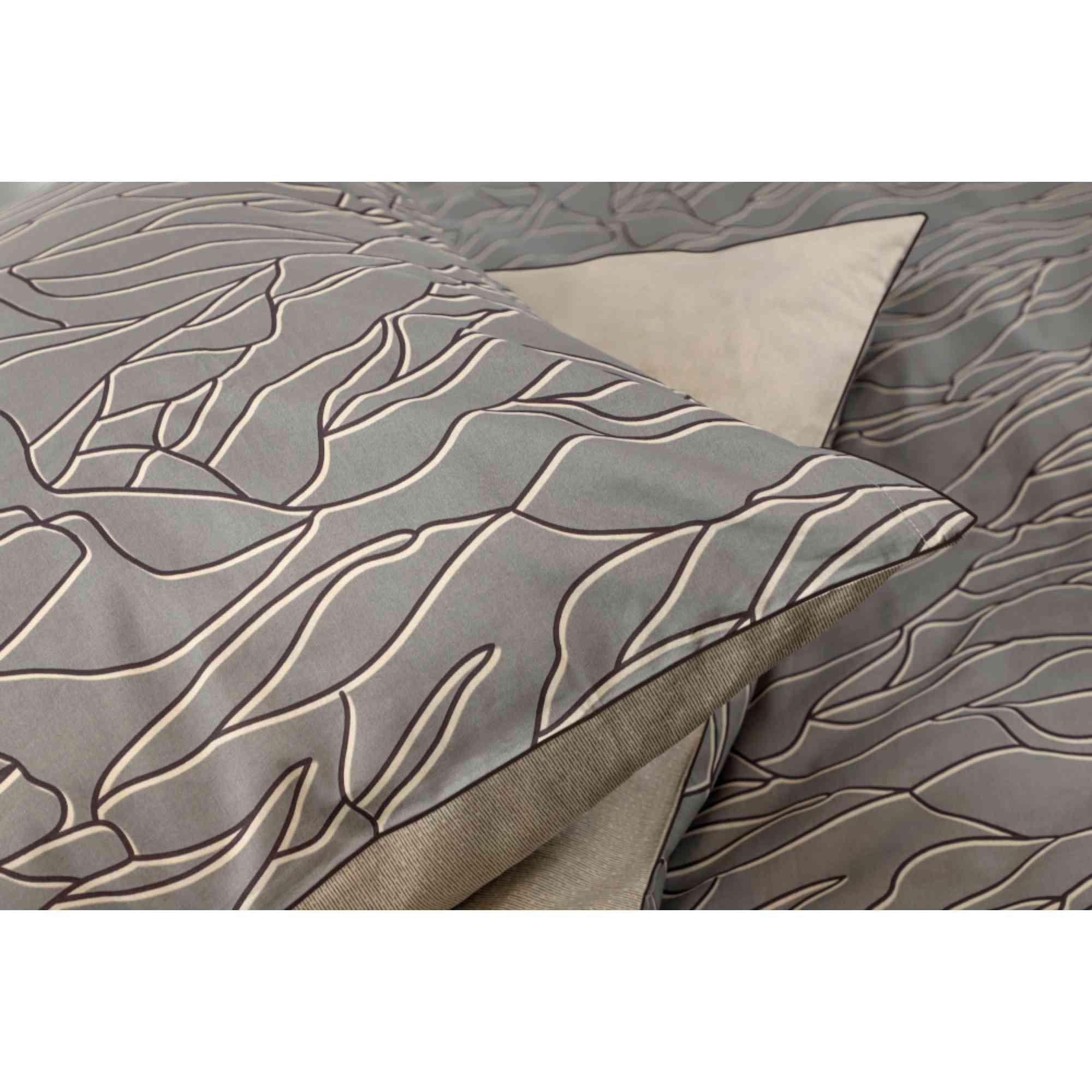 RENFORCÉ BETTWÄSCHE NELE - Grau, Textil (155/220cm) - Esprit
