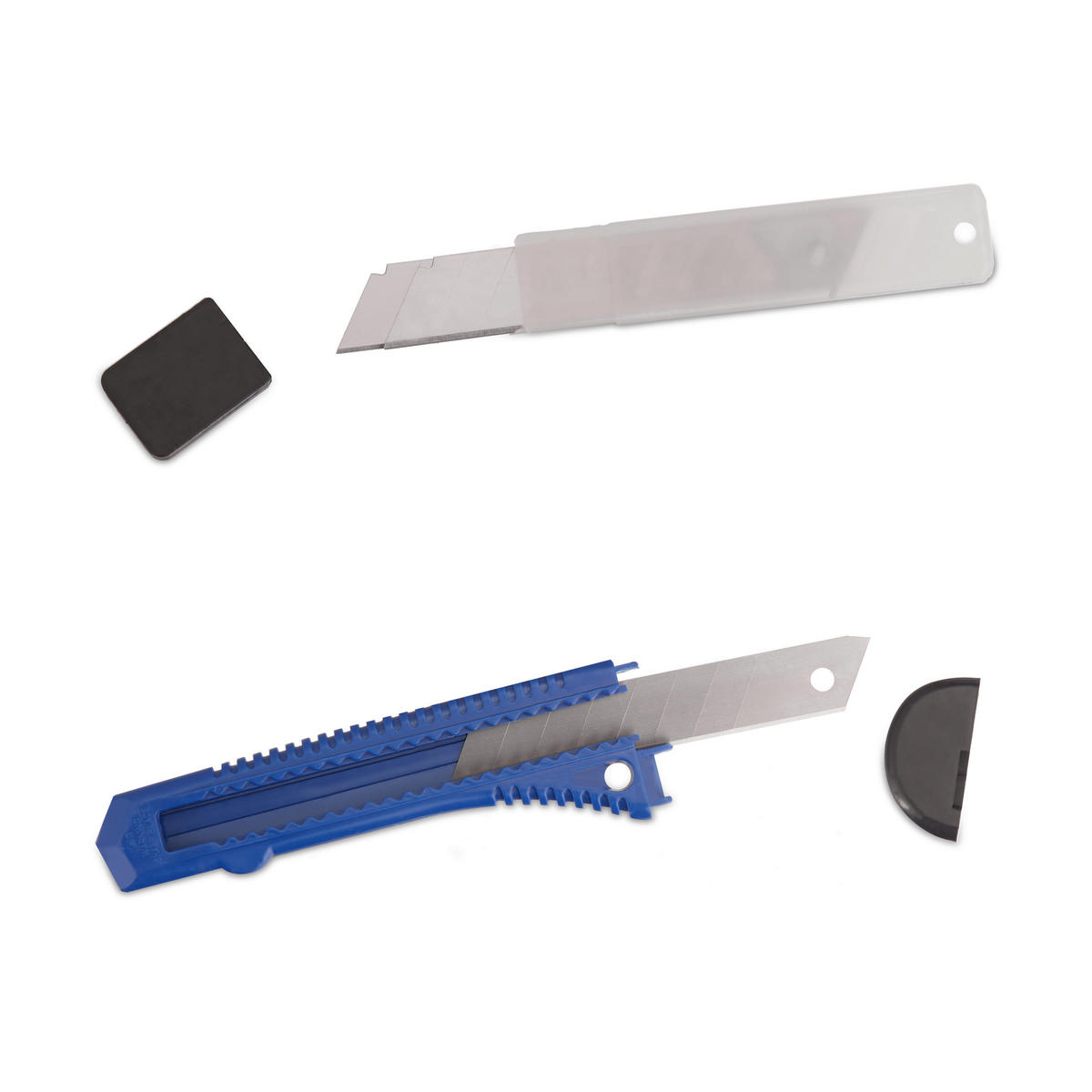 200XNÁHRADNÉ čepele - strieborná, kov/plast (0.8/2/12cm) - Relaxdays