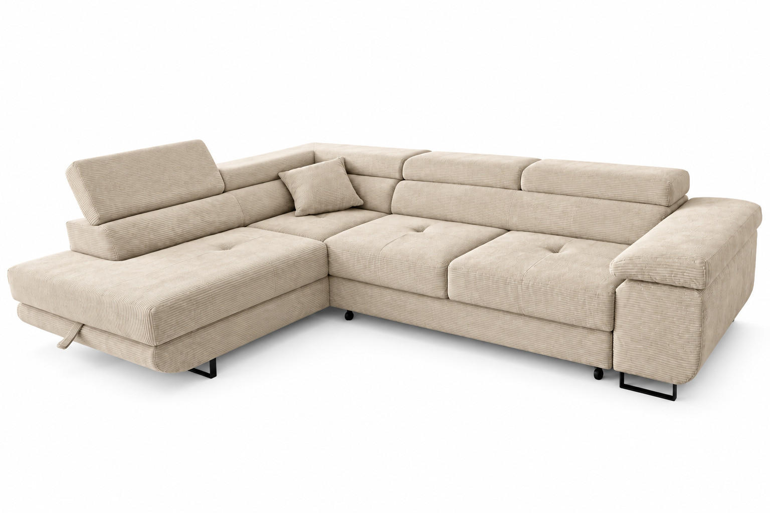 KS Home Concept Ecksofa Beige 275x205 cm