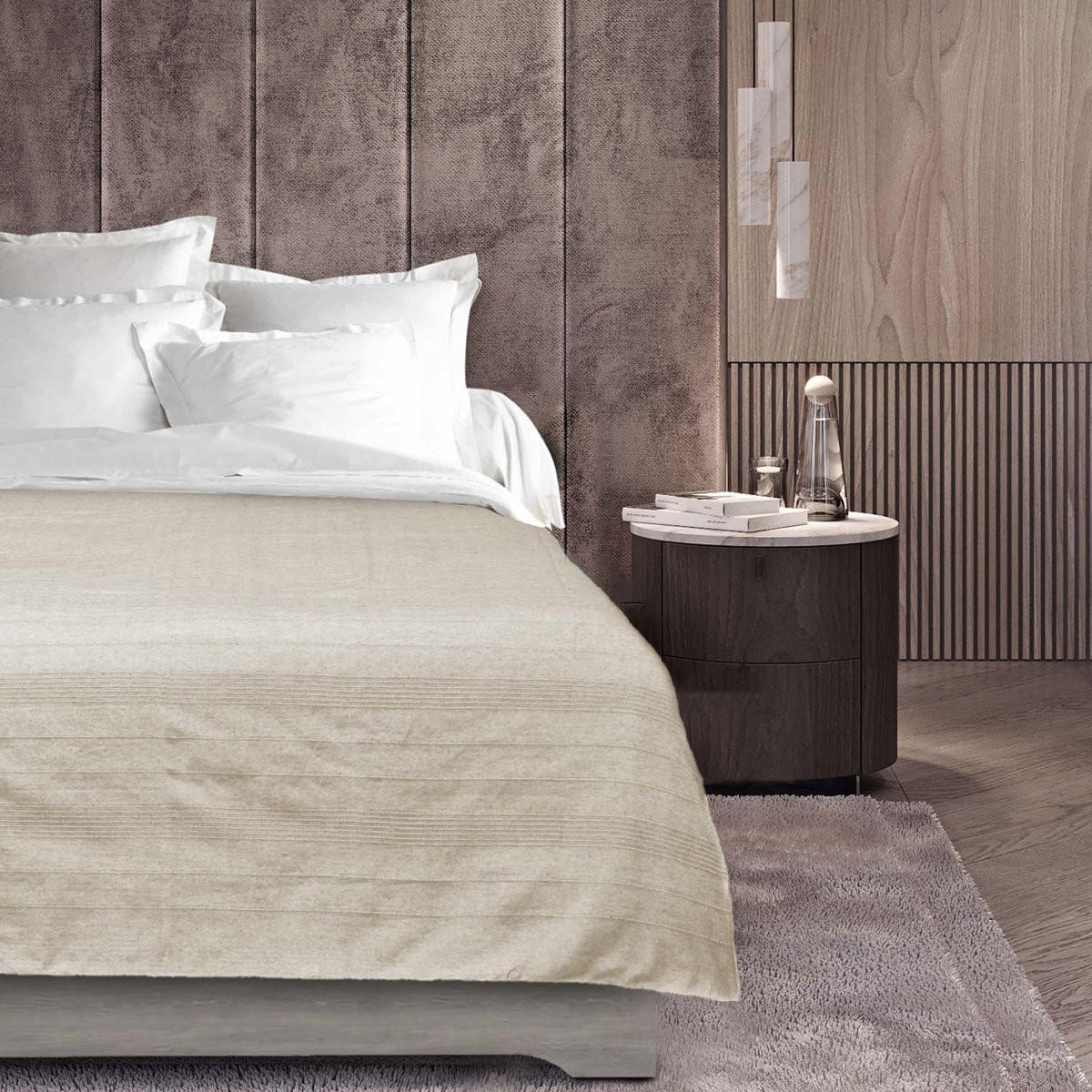 TAGESDECKE Lucile 180/220 cm - Ecru, Naturmaterialien (180/220cm) - Douceur d´intérieur