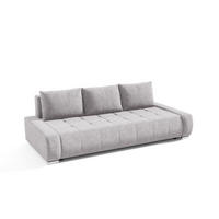 SCHLAFSOFA Vogar In Aston - Silberfarben, Holzwerkstoff/Textil (240/85/110cm) - Fun Möbel