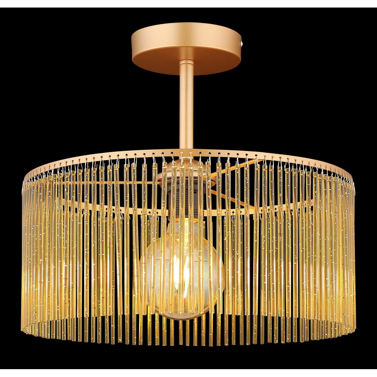 DECKENLEUCHTE Leeds Gold - Goldfarben, Metall (35/35/32cm) - Nowa