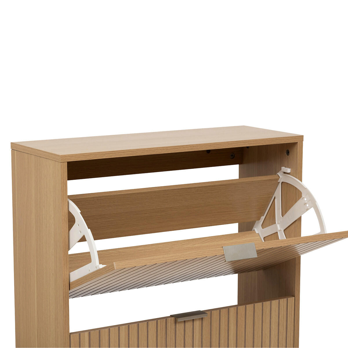 SCHUHSCHRANK für den Flur Tasso 63/24/131,5 cm - Braun, Holzwerkstoff (24/131.5/63cm) - 5five Simply Smart