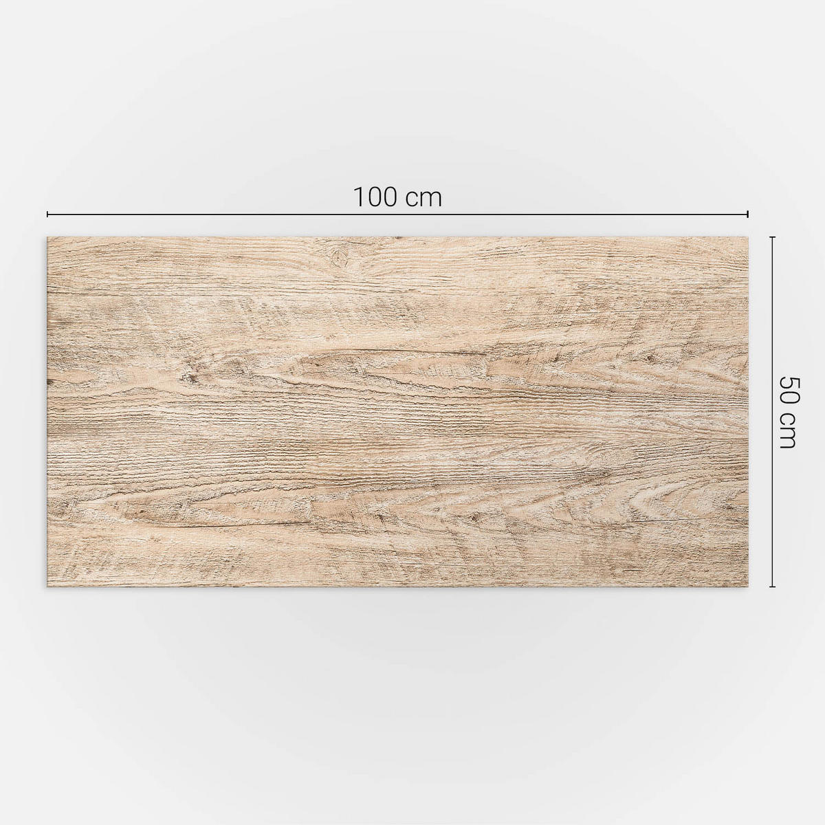 WANDPANEEL 100x50 cm selbstklebend Albero - Beige, Kunststoff (50/1.6/100cm) - Wallfluent