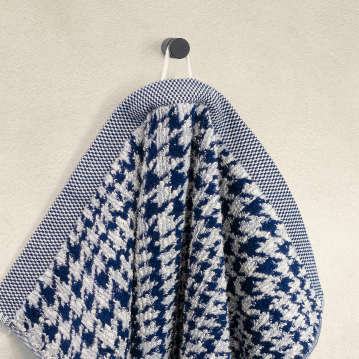 DUSCHTUCH BROOKLYN - Blau/Naturfarben, Textil (80/150cm) - MÖVE