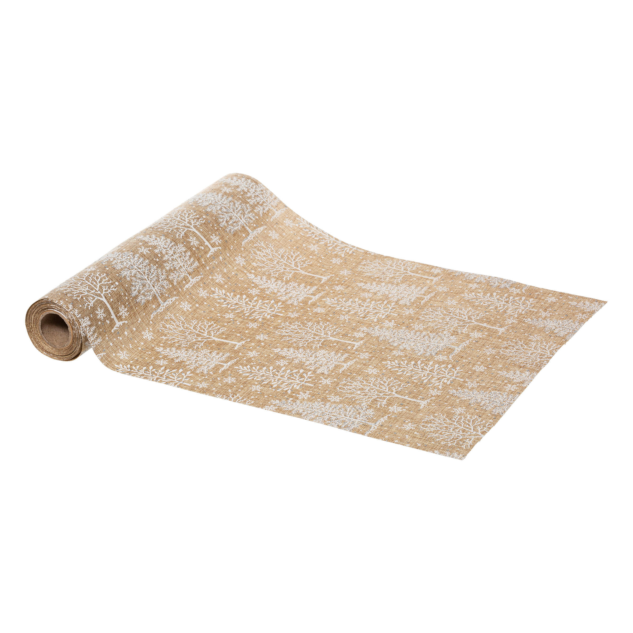 TISCHLÄUFER Weihnachtsmuster 28/300 cm - Beige, Textil (300cm) - Atmosphera Createur d´interieur