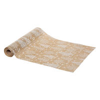 TISCHLÄUFER Weihnachtsmuster 28/300 cm - Beige, Textil (300cm) - Atmosphera Createur d´interieur
