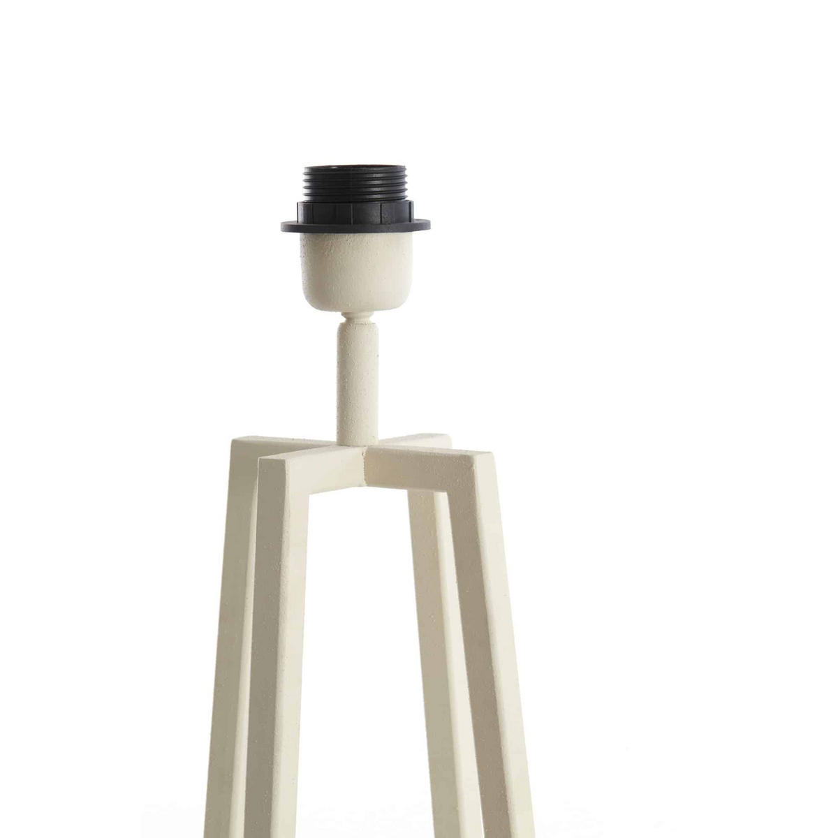 LAMPENFUSS Miley Weiß 21/21/56 cm - Weiß, Metall (21/21/56cm) - Light & Living