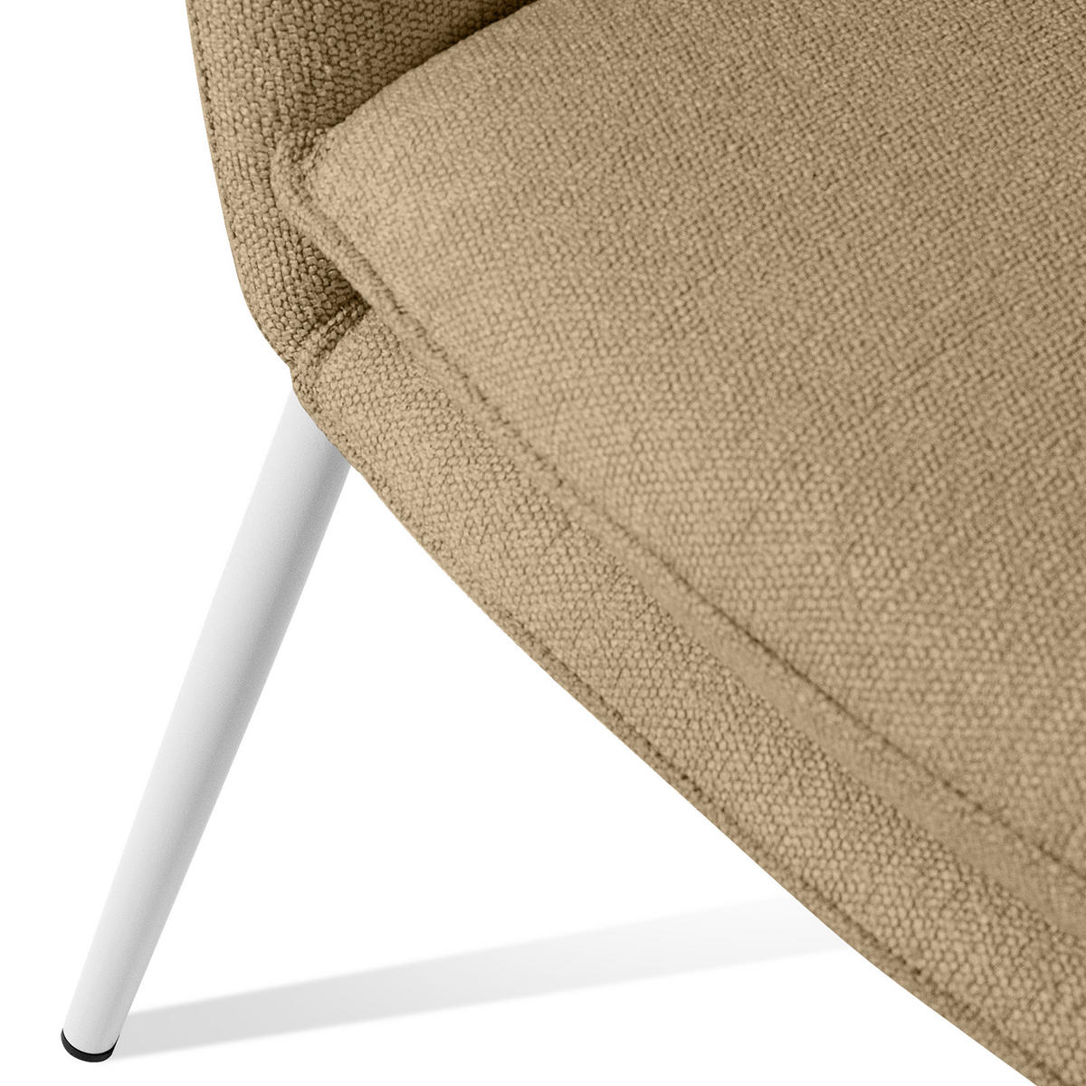GARTENSOFA SOLIS Loungesofa, - Beige, Textil/Metall (118/76/66cm) - KONSIMO®
