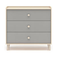 KOMMODE – 90 cm – Mevel – Grau - Grau, Holzwerkstoff (90/85/40cm) - hi-markt