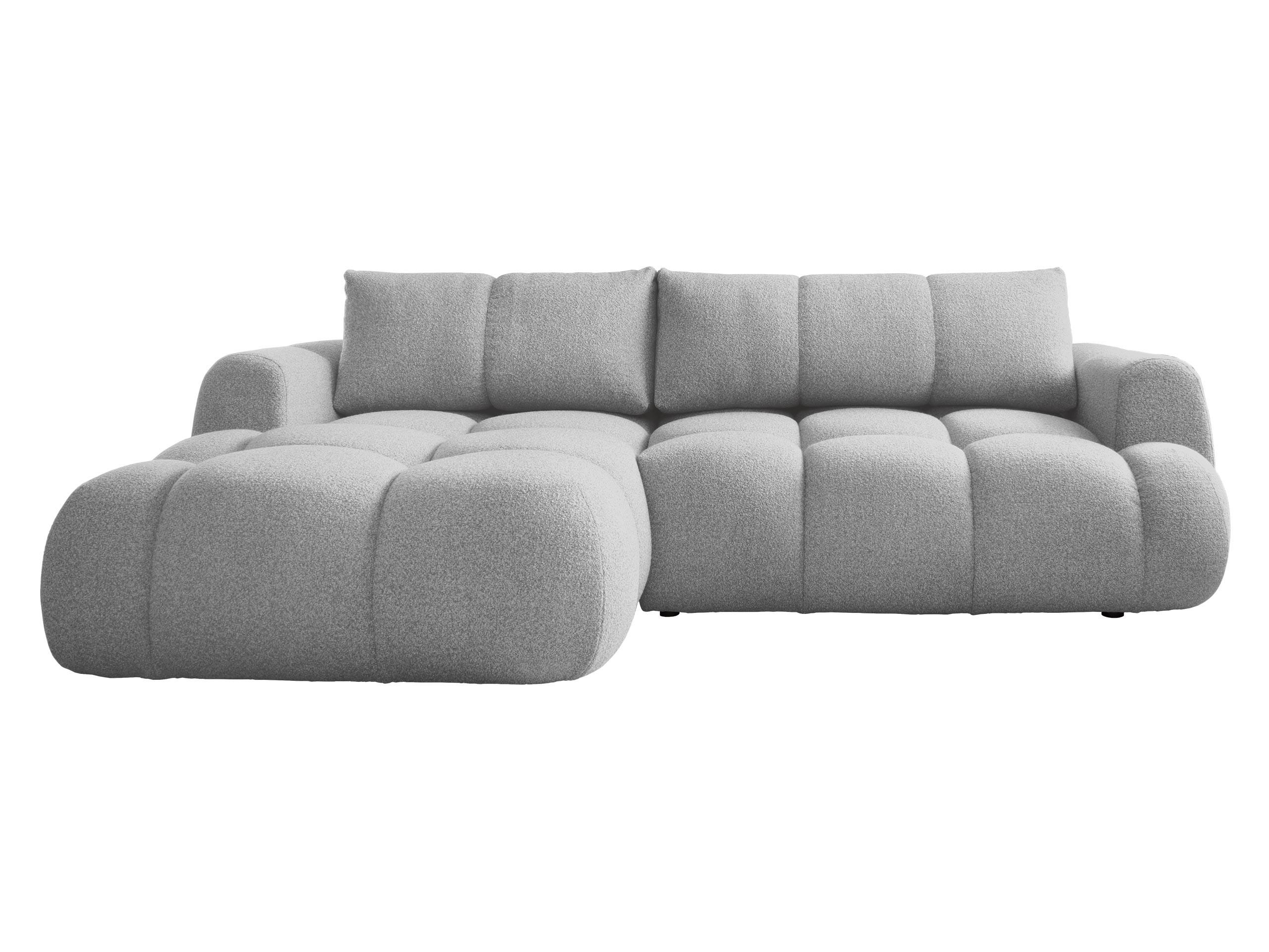 ECKSOFA Mitto, Seite: Links - Hellgrau/Schwarz, Holz/Kunststoff (270/173cm) - MIRJAN24