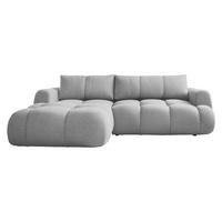 ECKSOFA Mitto, Seite: Links - Hellgrau/Schwarz, Holz/Kunststoff (270/173cm) - MIRJAN24
