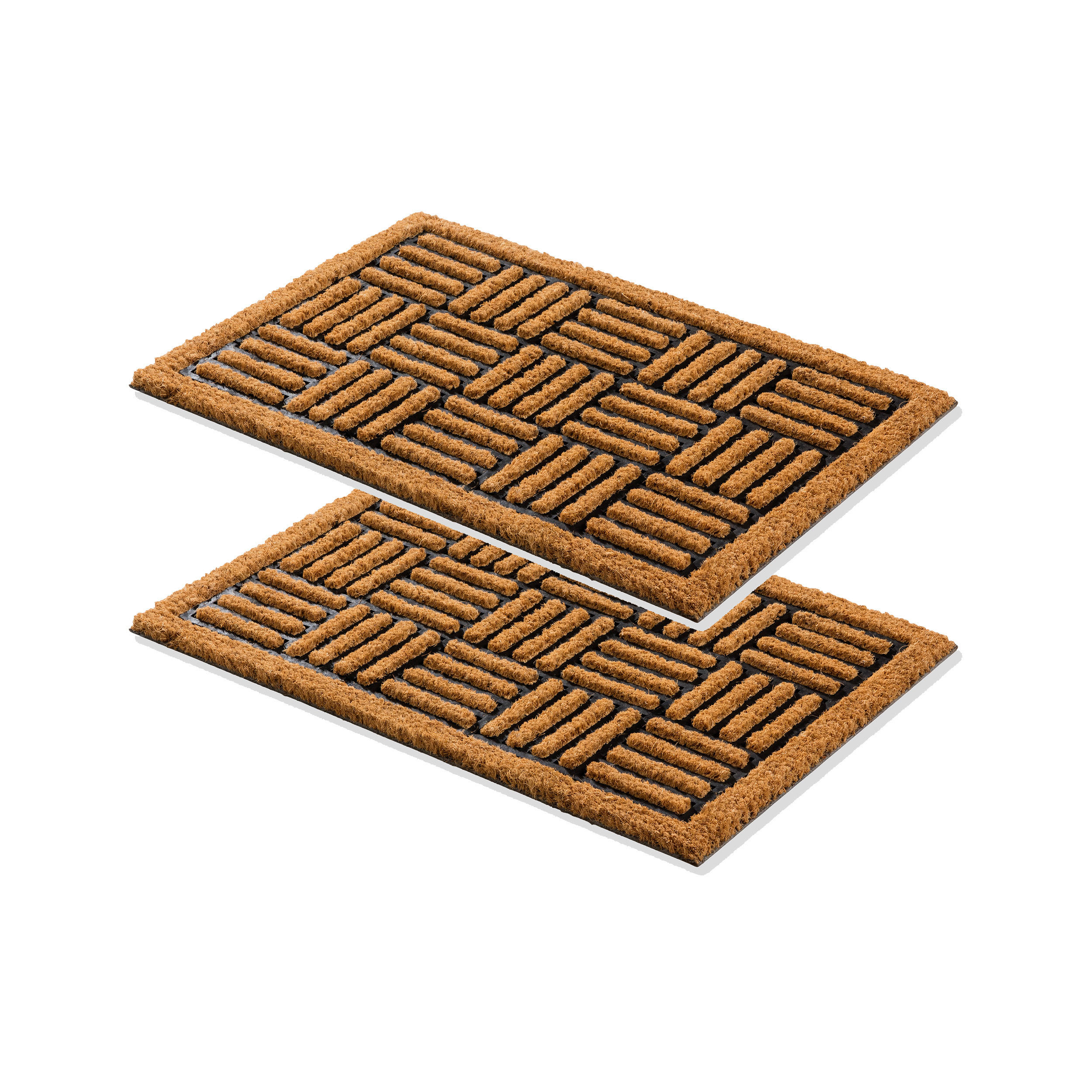 FUSSMATTE INDOOR UND OUTDOOR COCO HOME 2ER SET - Naturfarben, Textil (40/60cm) - Astra