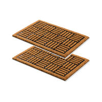 FUSSMATTE INDOOR UND OUTDOOR COCO HOME 2ER SET - Naturfarben, Textil (40/60cm) - Astra