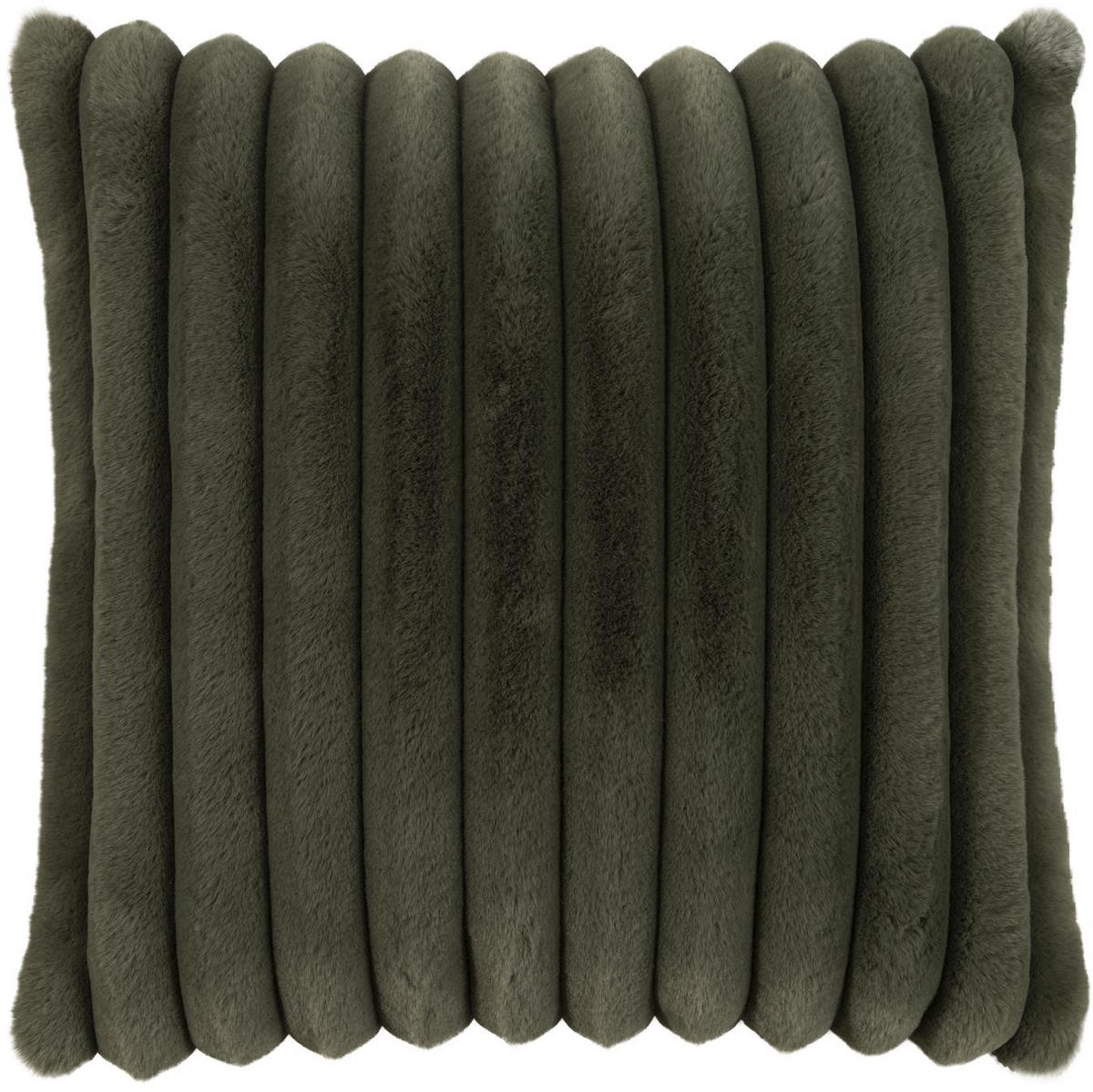 KISSENHÜLLE Raya Streifen Look salbei - Salbeigrün, Textil (45/45cm) - Magma Heimtexx