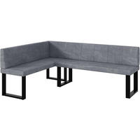 ECKBANK PETER_U - Grau, Textil (142/196cm) - Meblini