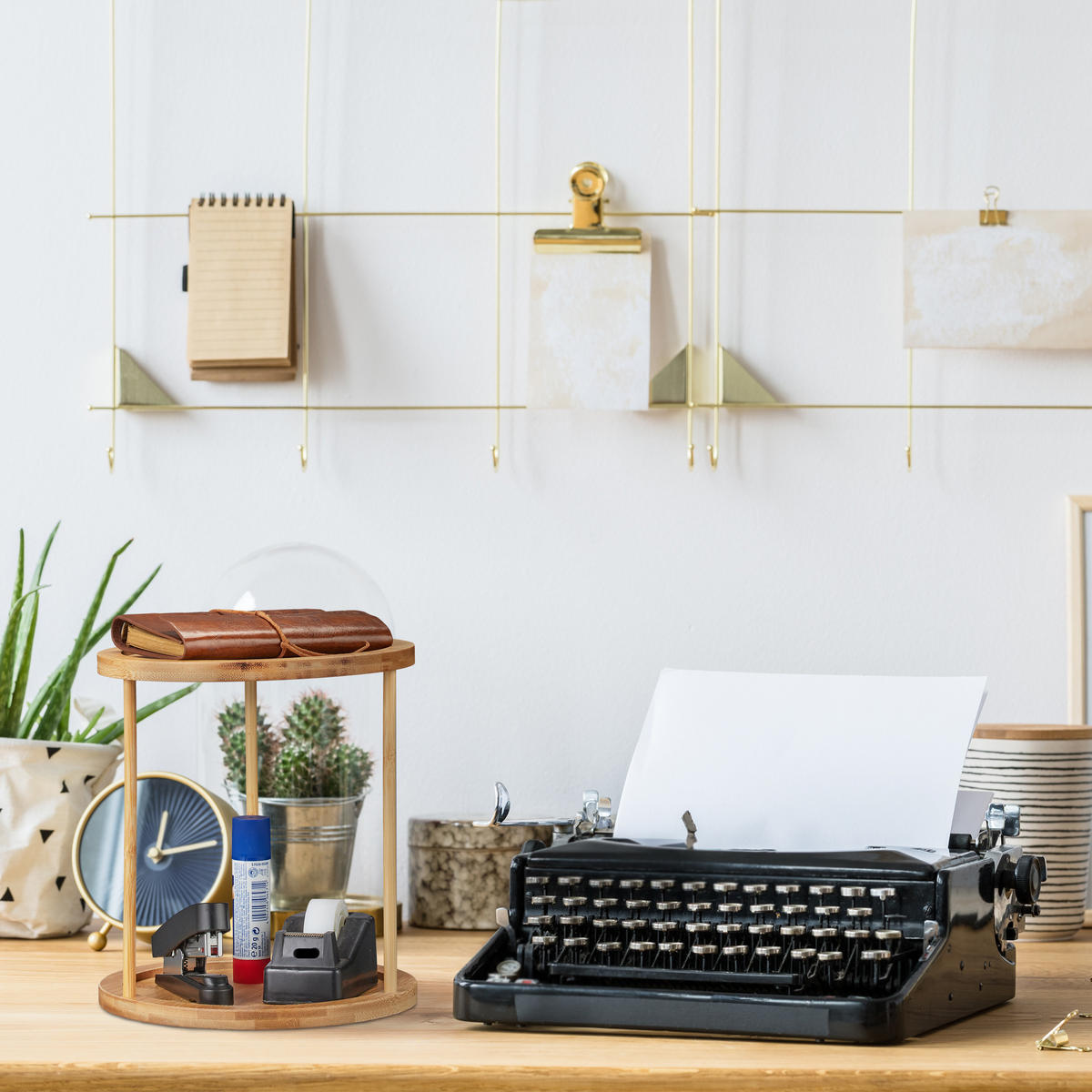 GEWÜRZREGAL - Hellbraun, Holz (20/22.5/20cm) - Relaxdays