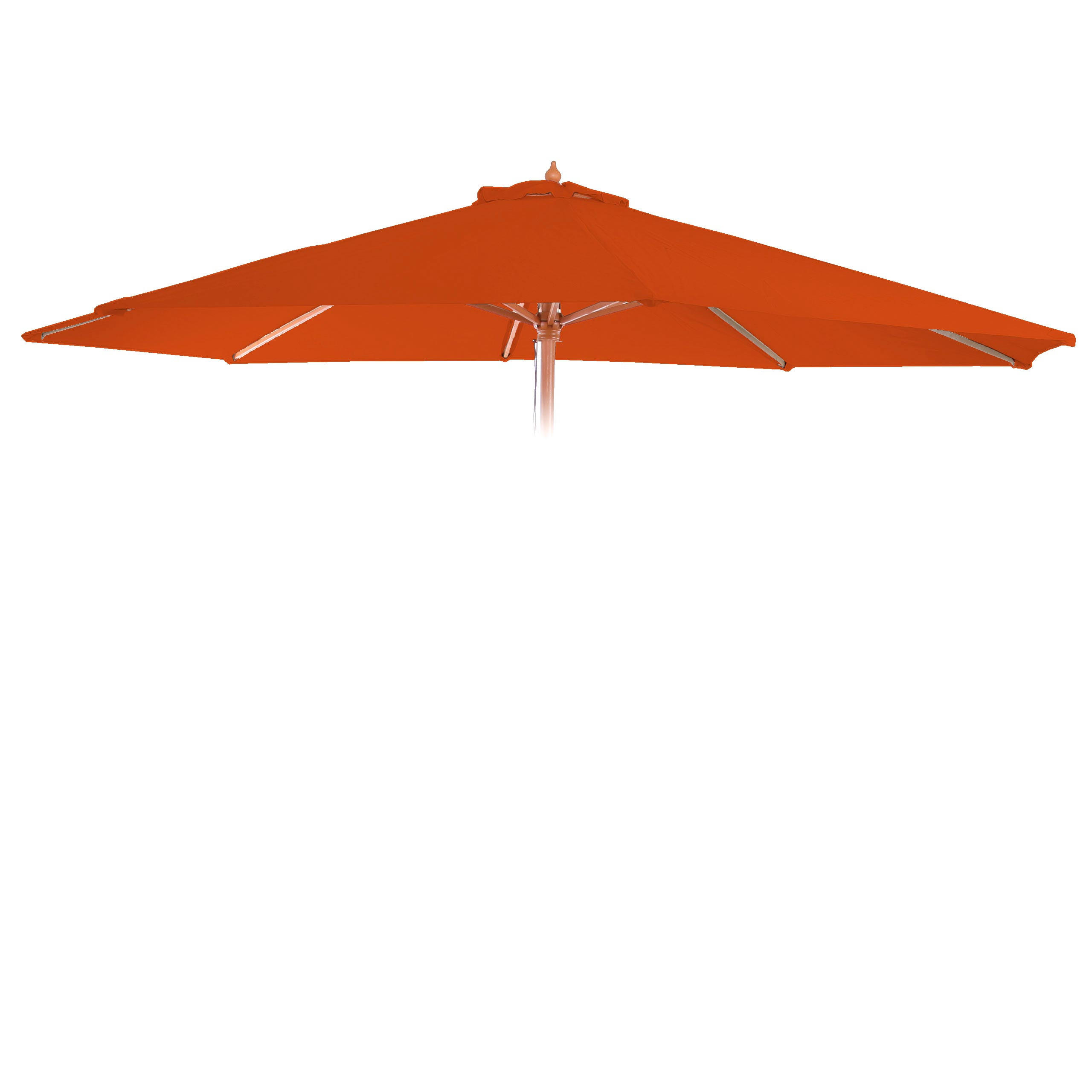 ERSATZ-BEZUG FÜR SCHIRM RUN Orange - Orange, Textil (290/290cm) - MCW