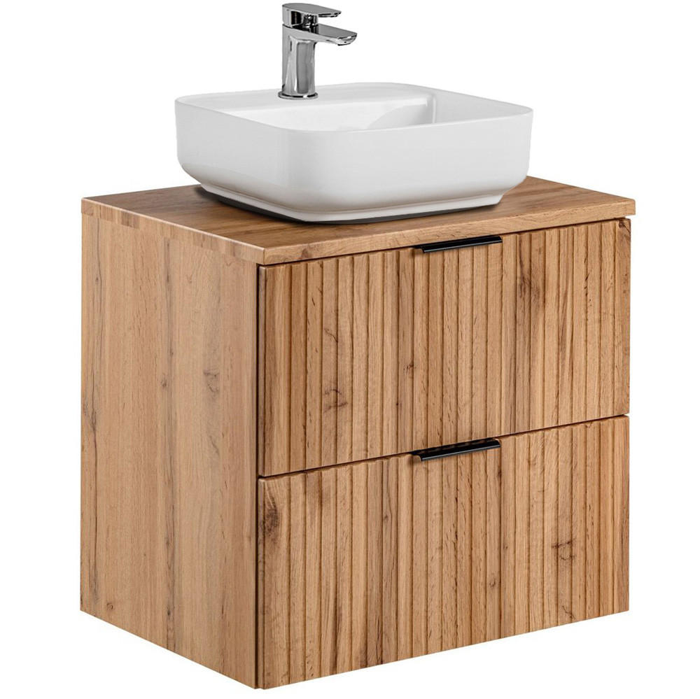 WASCHTISCH Adelaide-56 - Braun, Holzwerkstoff (61/73/47cm) - Lomado