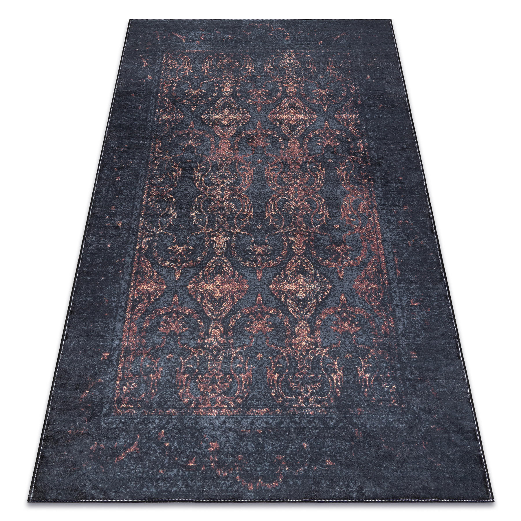 TEPPICH Andre 120/170 cm - Schwarz, Textil (120/170cm) - rugsX