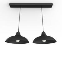 HÄNGELEUCHTE - Schwarz, Metall (30/30/15cm) - Lumicom