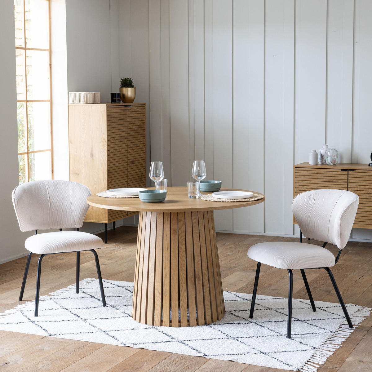 STÜHLE Nilsa Beige 2er-Set - Beige, Textil (53/80/62cm) - Happy Garden