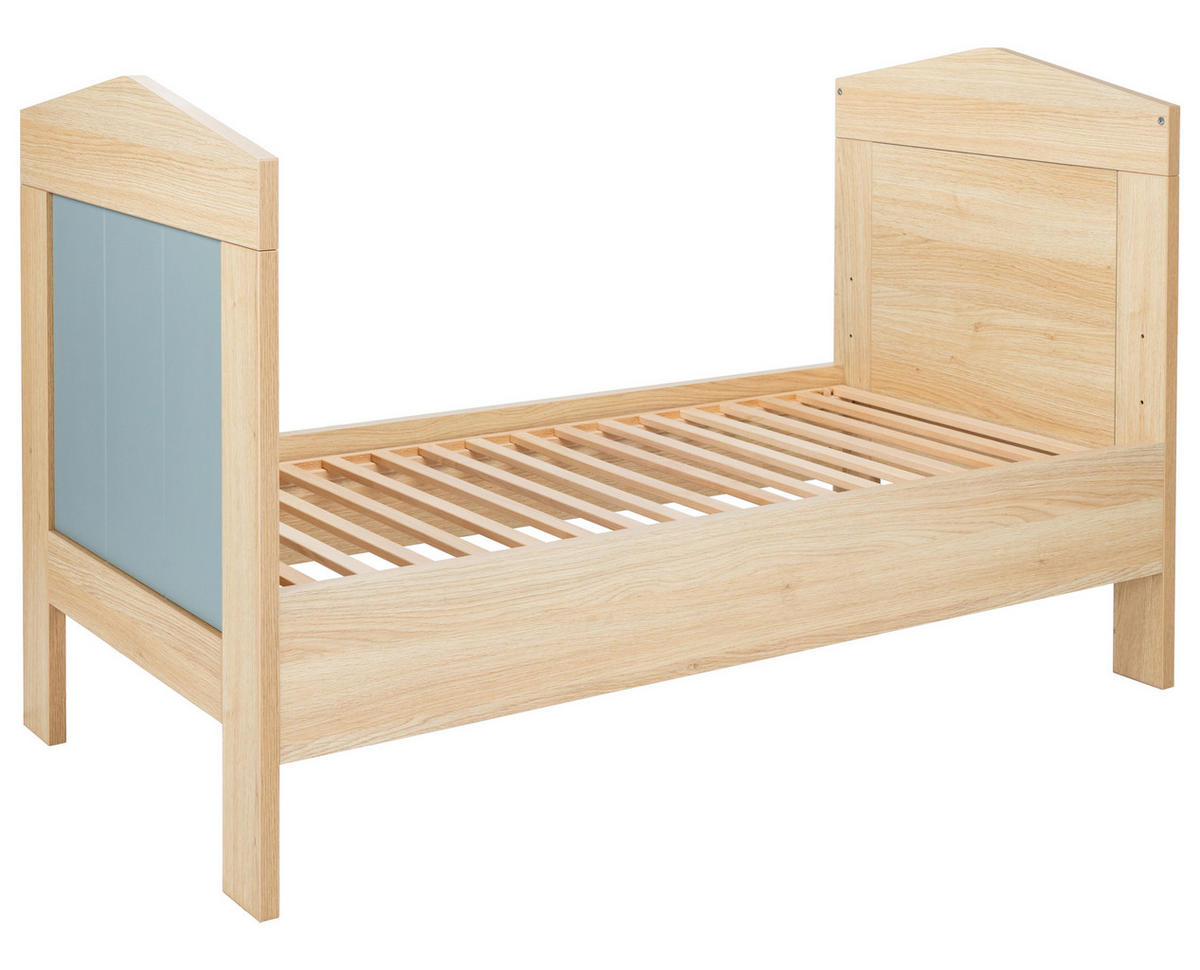BABYZIMMER Mega-Set Roofy 6-tlg. 1-türig - Salbeigrün/Eichefarben, Leder/Holz (1/1/1cm) - arthur berndt