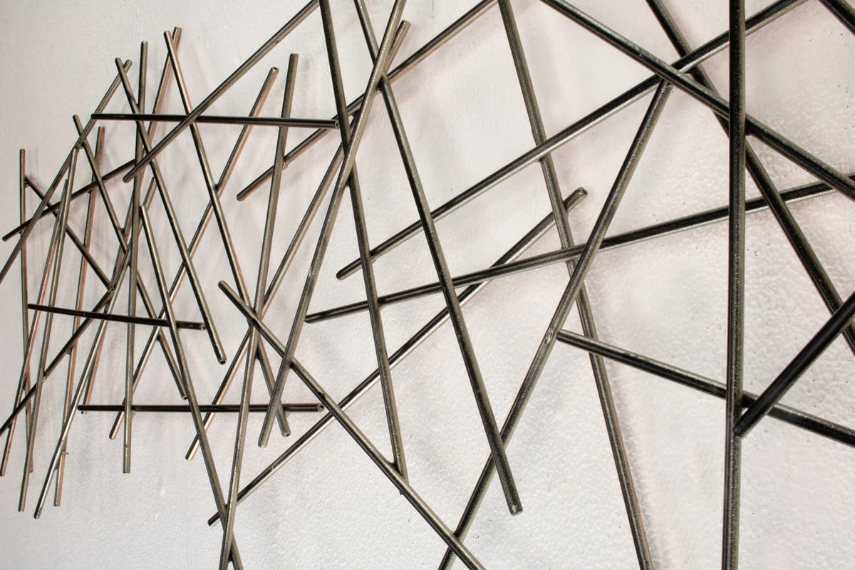 WANDDEKO Gold 150/50 cm - Goldfarben, Metall (1.6/50/4cm) - KUNSTLOFT