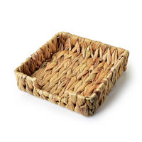 KOSMETIKTÜCHERBOX Amparo Beige 19/19/5 cm Naturmaterial - Beige, Naturmaterialien (19/19/5cm) - Mondex