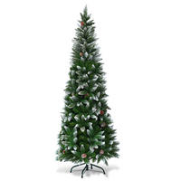WEIHNACHTSBAUM 220cm Grün - Grün, Kunststoff (220cm) - COSTWAY