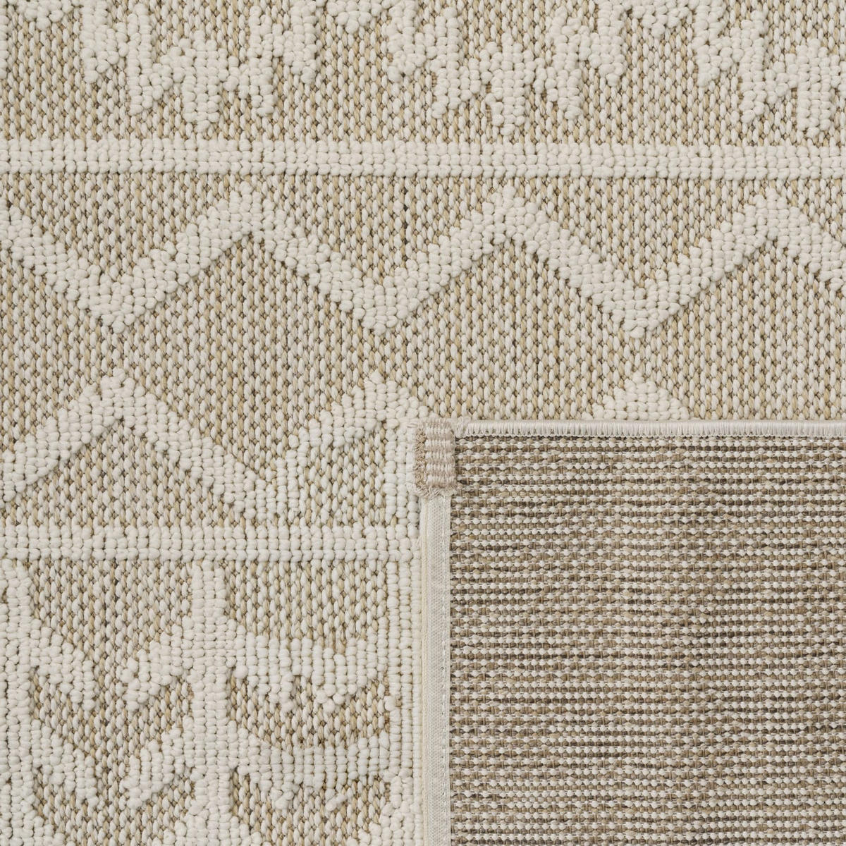 KURZFLORTEPPICH 120/160 cm München 532 - Creme, Kunststoff (120/160cm) - Paco Home