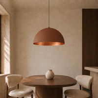 HÄNGELEUCHTE Venice - Braun, Metall (40/40/20cm) - Lumicom