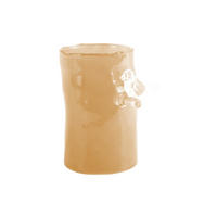VASE Bird On Branch Small - Gelb - 15 cm - Gelb, Glas (9.5/15cm) - Present Time
