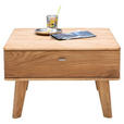 COUCHTISCH in Holz 70/70/45 cm  - Champagner/Eichefarben, KONVENTIONELL, Holz/Metall (70/70/45cm) - Linea Natura