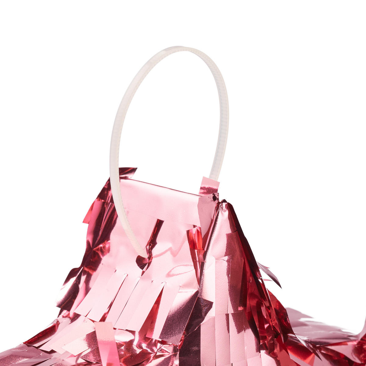 MINI-PINATA - Rosa, Papier/Wellpappe (12/12/4cm) - Relaxdays