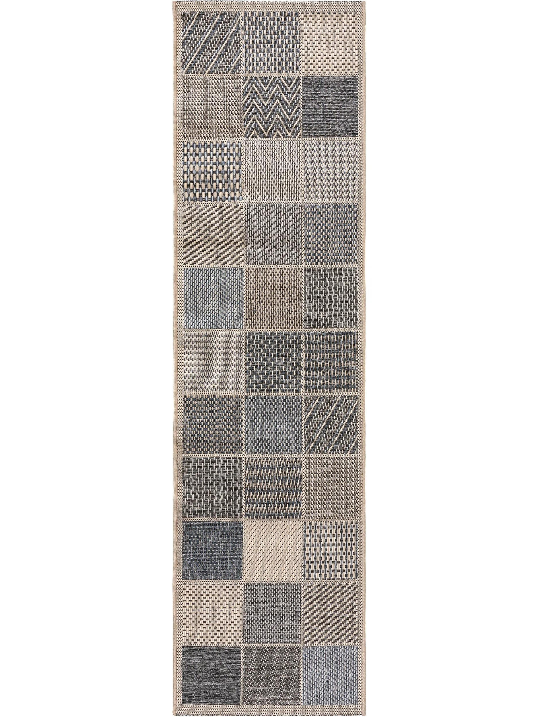 OUTDOORLÄUFER River Blau 67x240 cm - Blau, Textil (67/240cm) - benuta Nest