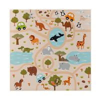 KINDERTEPPICH Bunt 200 x 200 cm - Multicolor, Kunststoff (200/200cm) - TT Home