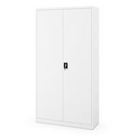AKTENSCHRANK Jan II 220 - Weiß, Metall (115/220/40cm) - Jan Nowak