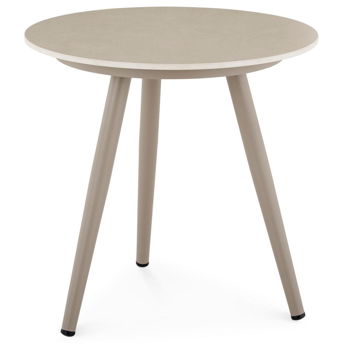 BESITELLTISCH ROSALIA - Champagner, Metall (46/46/45cm) - IDIMEX