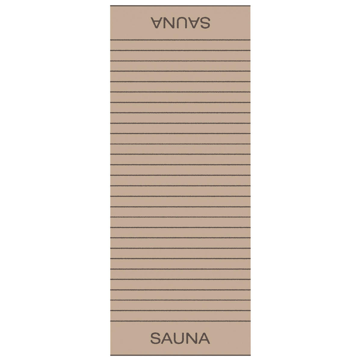 SAUNATÜCHER BALANCE DOUBLEFACE 6237 SAND - 39 - Sandfarben, Textil (80/200cm) - Cawoe