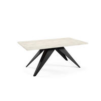 ESSTISCH Vento Chromix Weiß / Schwarz 140/240 / 80 / 76cm - Ecru/Schwarz, Holz/Holzwerkstoff (140/80/76cm) - Feldmann-Wohnen